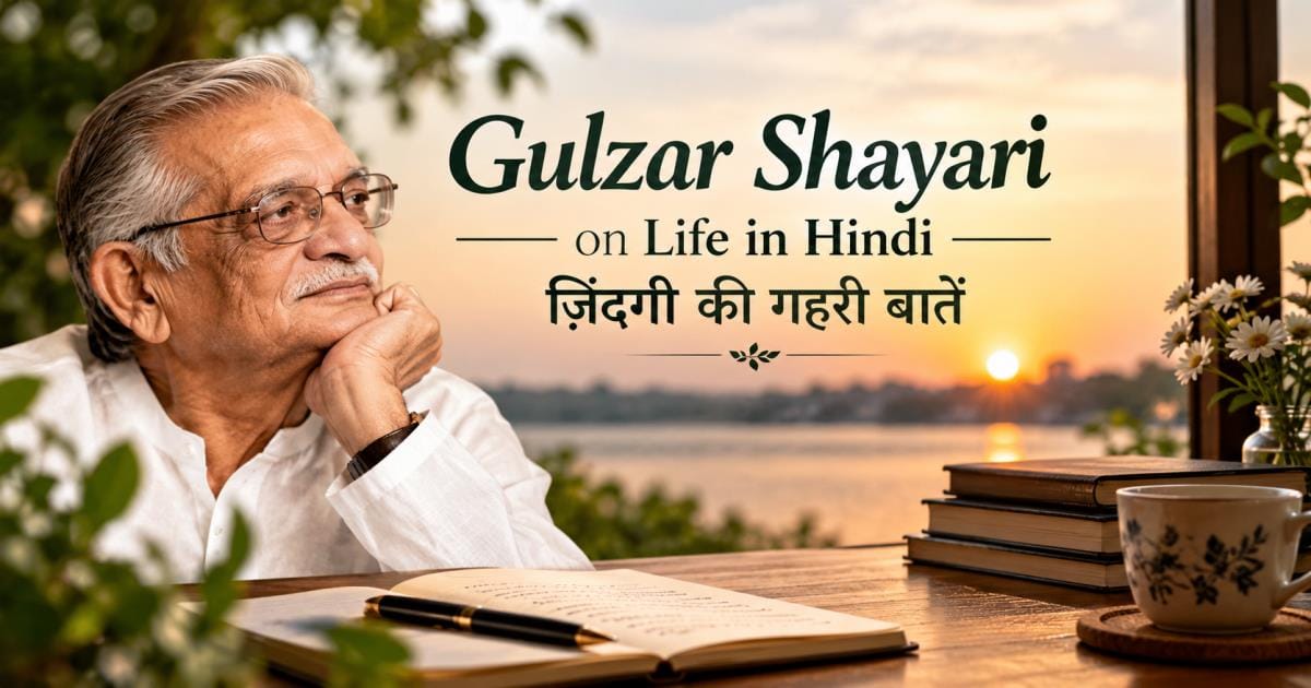 Gulzar Shayari on Life in Hindi: ज़िंदगी की गहरी बातें